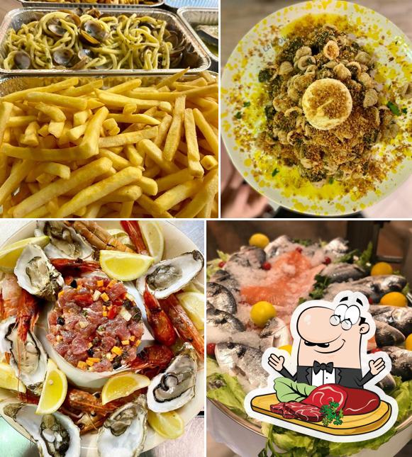 C'è un'ampia selezione di pasti per gli amanti della carne