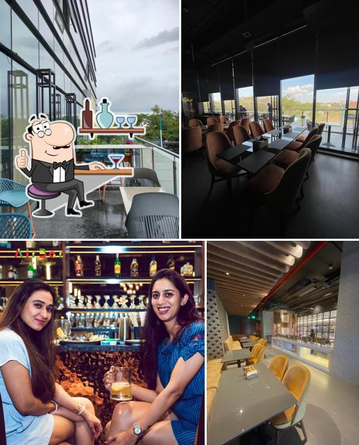 The interior of AirBar Lounge & Kitchen