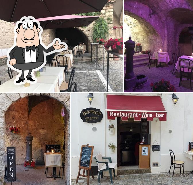 Bistrot des Artistes, cucina tipica