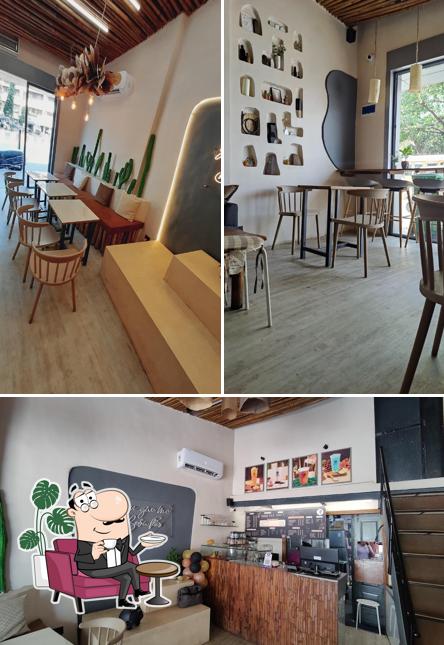 The interior of Bombay Boba