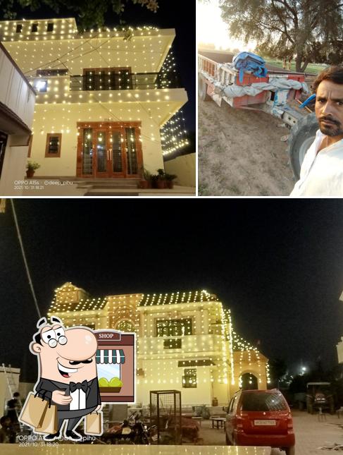 Take a look at the image depicting exterior and interior at Britos Cafe