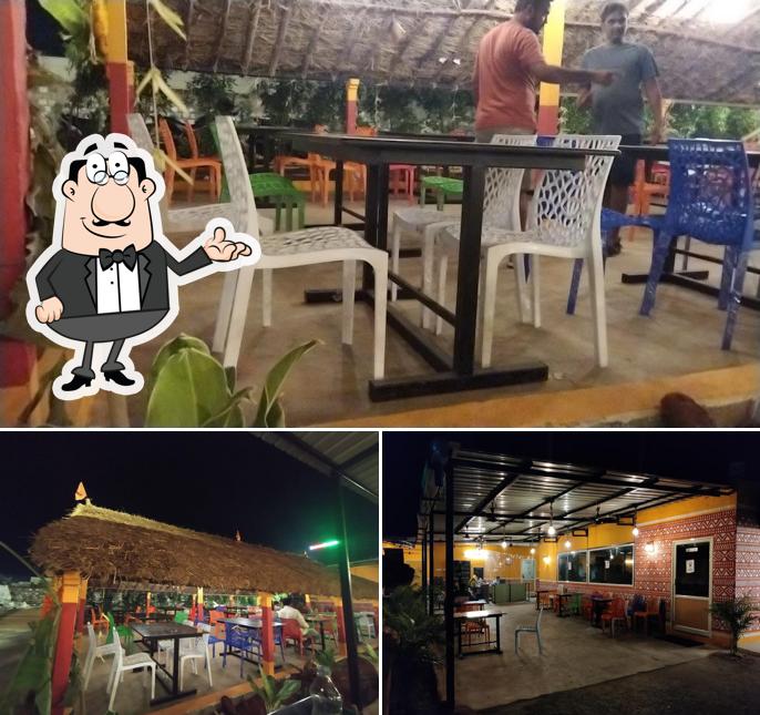 The interior of DHABA HOUSE