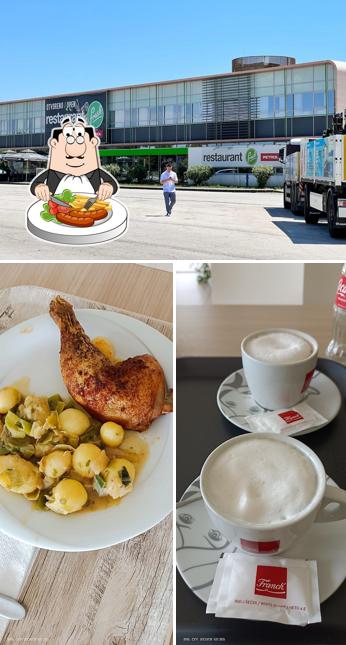 La immagine della cibo e esterno di Restaurant Fresh by Petrol