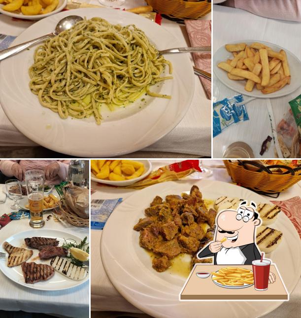 Patatine fritte al Hostaria Bar Roma