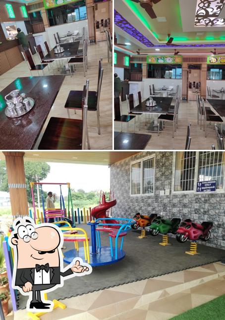 The restaurant's interior and play area