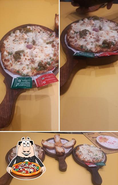 Get pizza at KNS