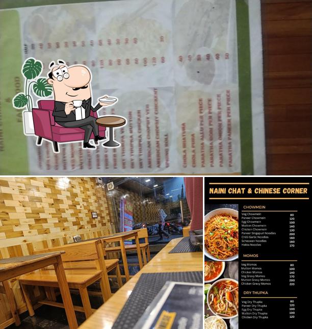The interior of Naini Chinese Corner and Fast Food