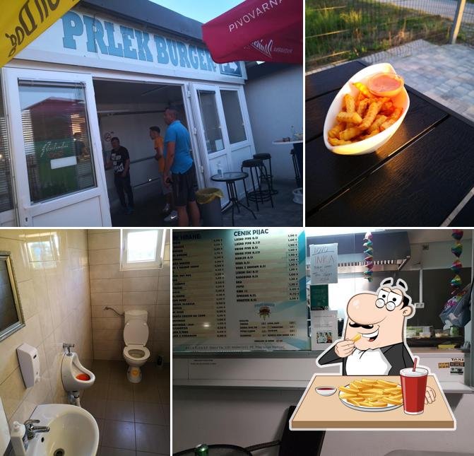 Patatine fritte al Okrepčevalnica Prlek Burger