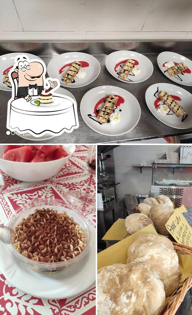 Sergio's pizza offre un'ampia selezione di dessert