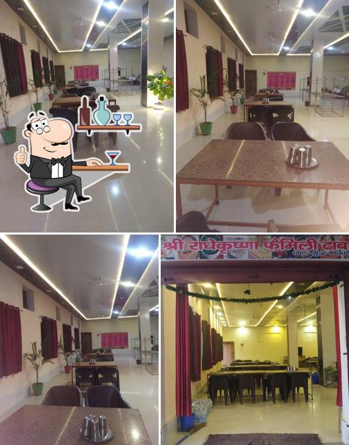 The interior of Shri Radhekrishna family dhaba