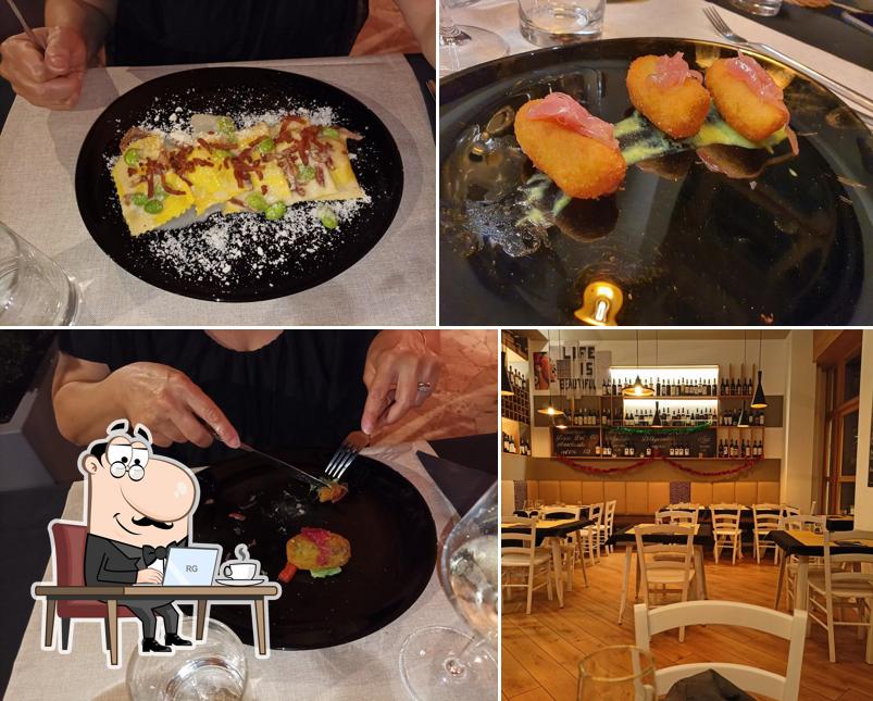 Gli interni di Sia Osteria