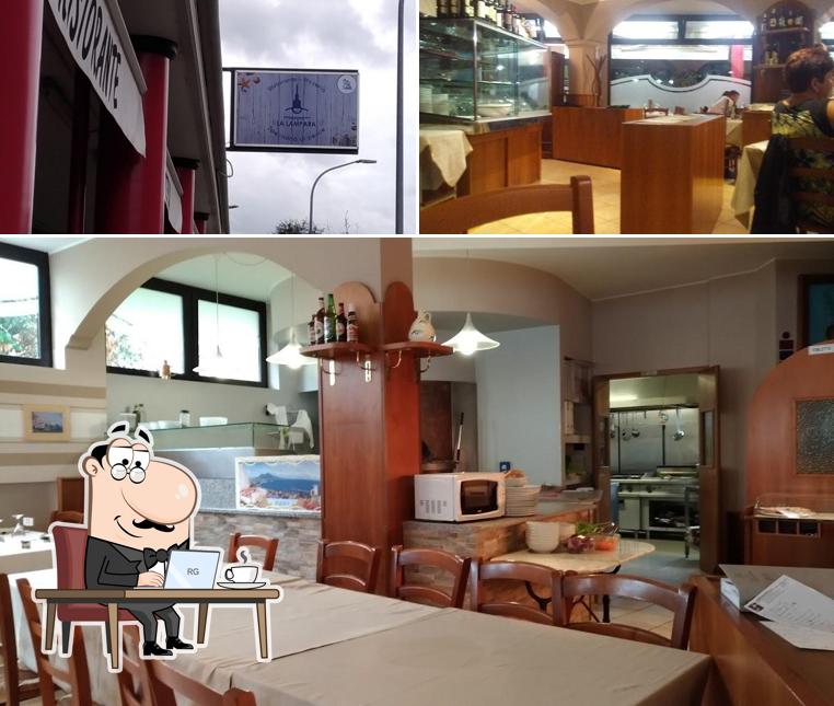 Gli interni di Ristorante Pizzeria La Lampara