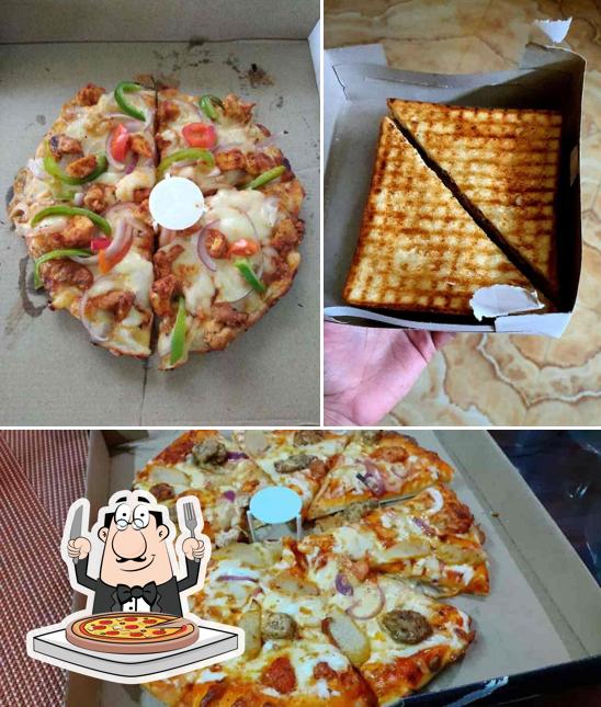 At Robins Pizza Factory, you can try pizza