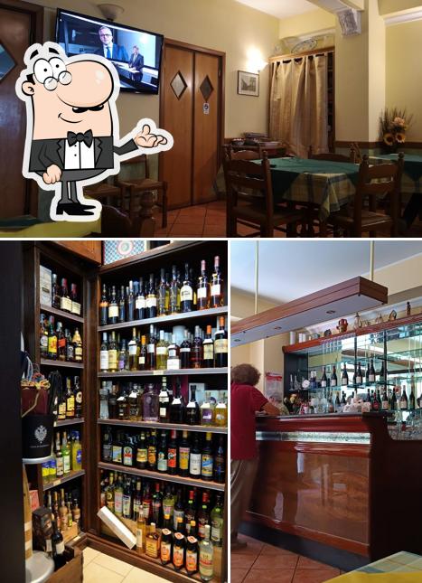 Gli interni di TRATTORIA 'Al GattoNero'