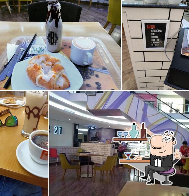 The interior of Barista