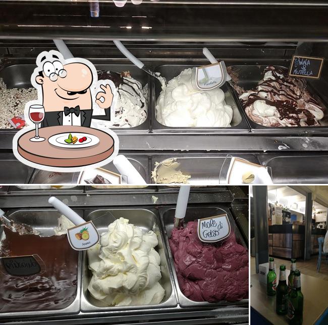 La immagine della cibo e birra di Bar Gelateria Solaria