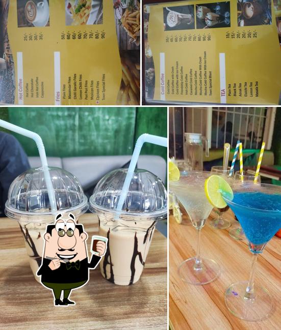 Enjoy a beverage at CAFE TOWN