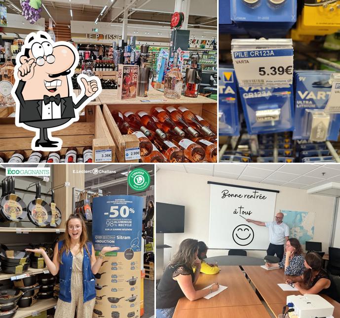 Installez-vous à l'une des tables de E.Leclerc CHALLANS