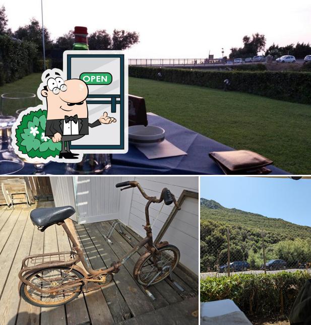 Gli esterni di L'Approdo di Augusto - Ristorante di Pesce e Pizzeria sul mare a Sabaudia