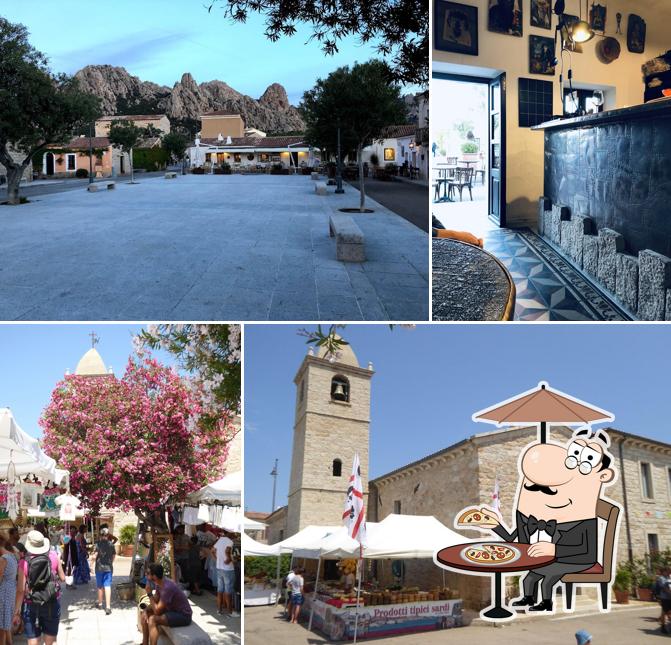 Goditi la vista dall'area esterna di La Place - Art & Wine