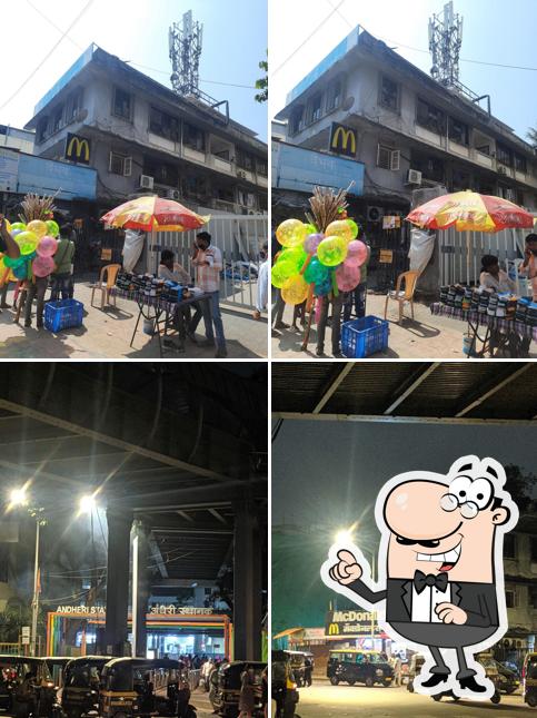 The exterior of McDonald's