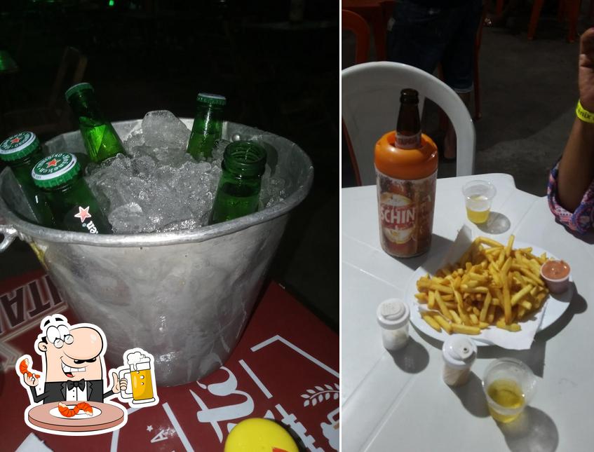 Você pode tomar uma tulipa de cerveja leve ou escura