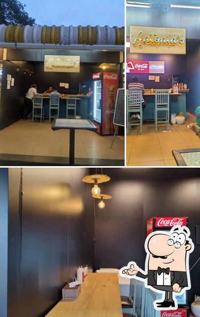 The interior of Antonia's