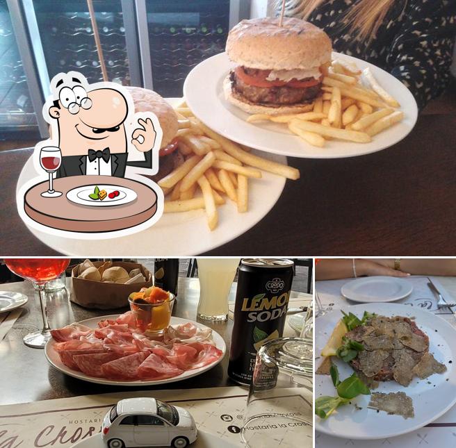 Prosciutto crudo al Hostaria La Cross