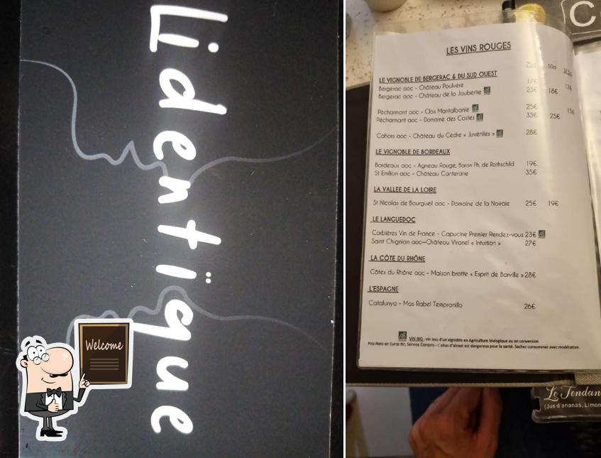 Lidentïque brasserie/tapas/cocktails