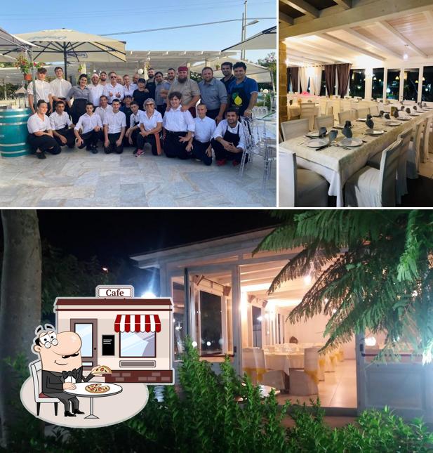 Guarda la foto che mostra la esterno e tavolo da pranzo di Ristorante VerdeBasilico