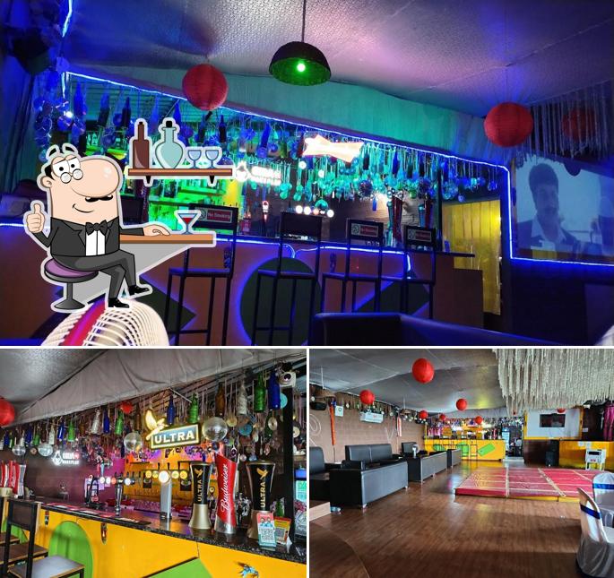 The interior of Village Pub ( Hotel Samanvi International)