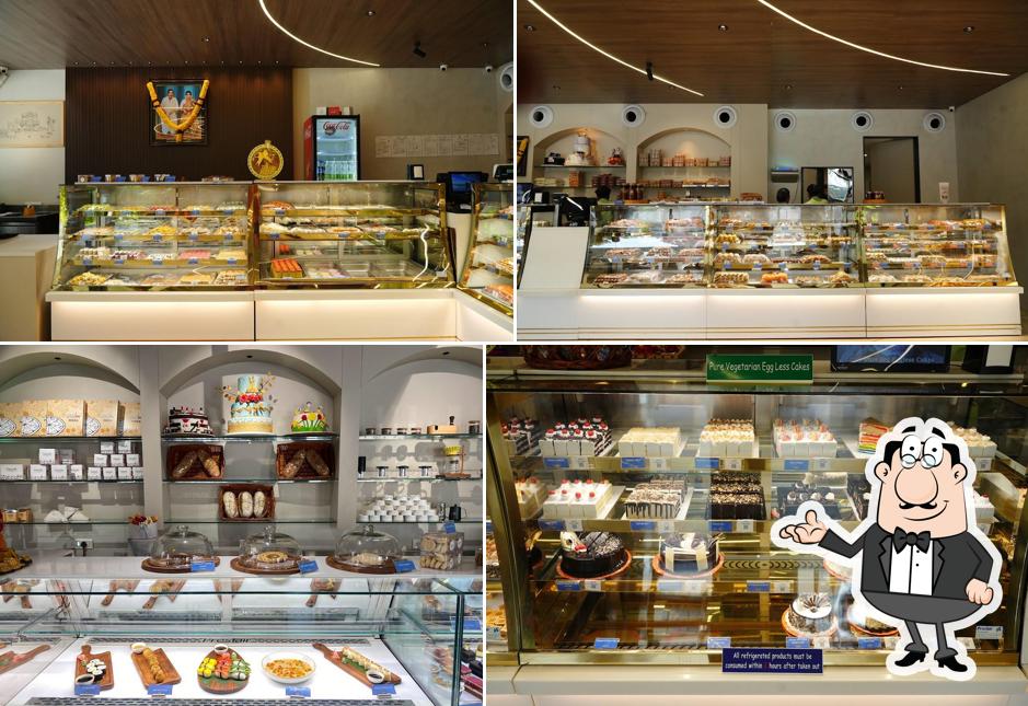 Take a seat at one of the tables at Shichime café & patisserie