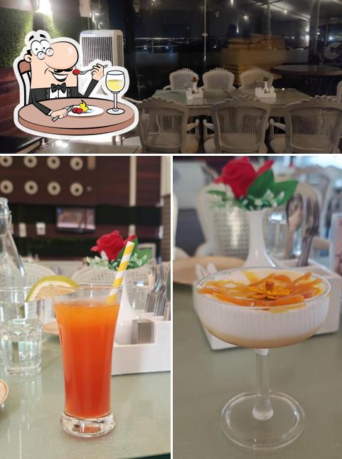 This is the picture showing food and interior at Sky Lounge Cafe' & Restaurant