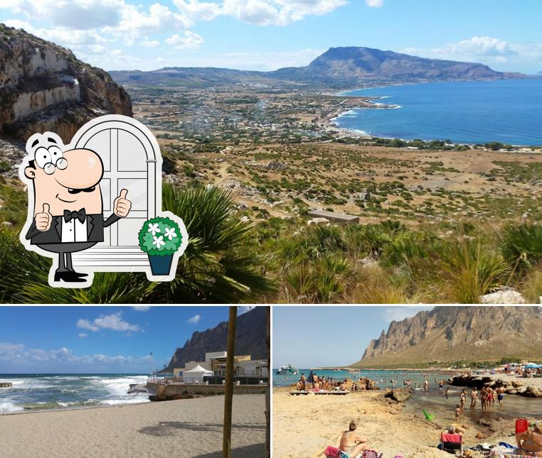 Gli esterni di Lido Baia Cornino