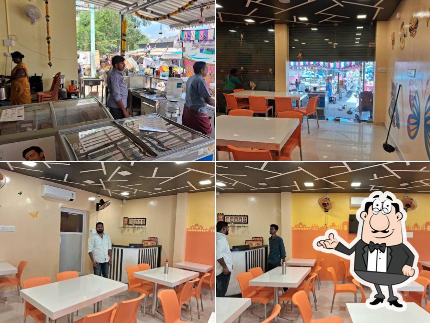 The interior of RR PIZZA PARADISE