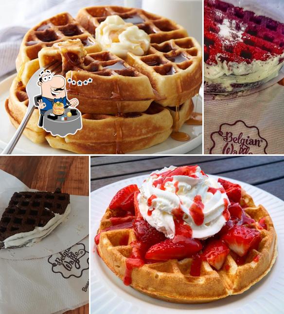 Food at The Belgian Waffles Co