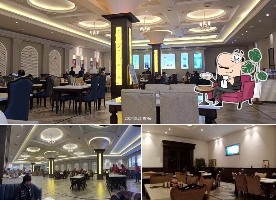 Check out how Green Wood Dhaba looks inside