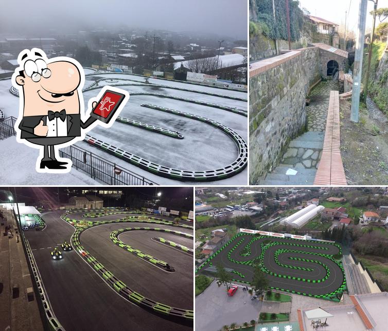 Goditi la vista dagli esterni di Go Kart Parco Sant'Anna