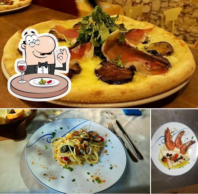 Cibo al Trattoria Ittiturismo La Cortice
