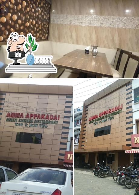 Among various things one can find exterior and interior at Amma Aapa Kadai