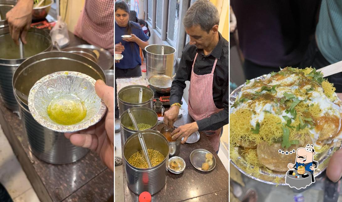 Food at Bhavnaben ni panipuri