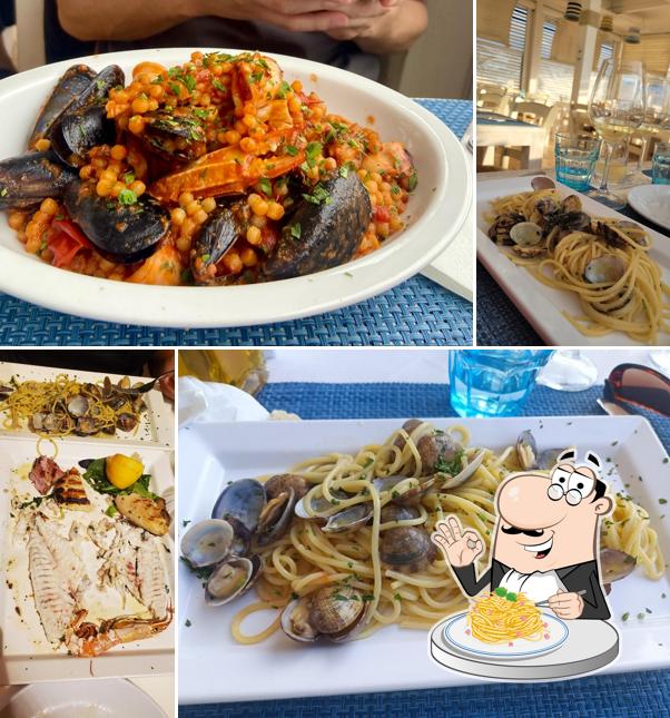 Spaghetti alla carbonara al Bistro di mare - LA FINESTRELLA SUL MOLO