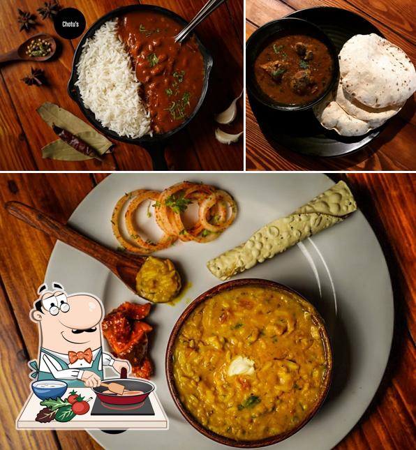 Chicken curry at Chotu's
