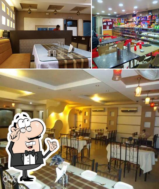 The interior of Jagdamba Mishthan Bhandar