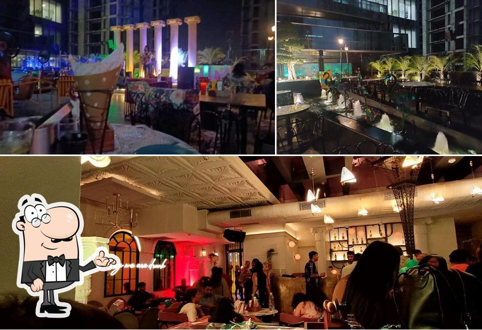 The interior of The Sky High Noida