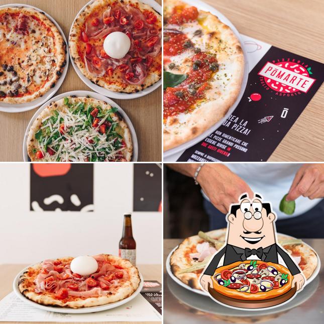 A Pizzeria Pomarte - Pizzeria Capannori, puoi provare una bella pizza