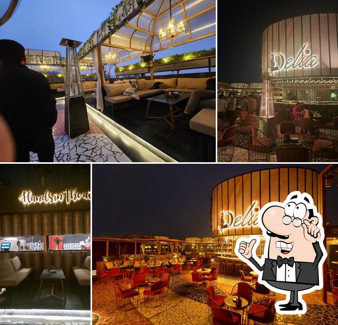 The interior of Delia My Bar Headquarters