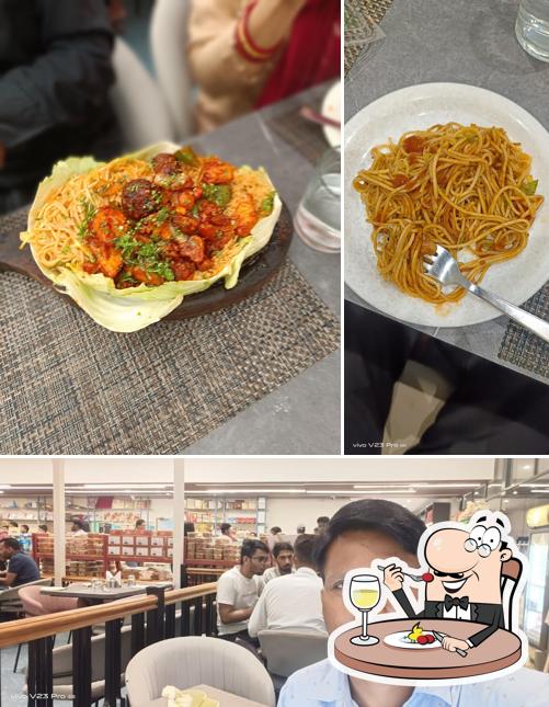 The image of food and interior at Dwarika Restaurant