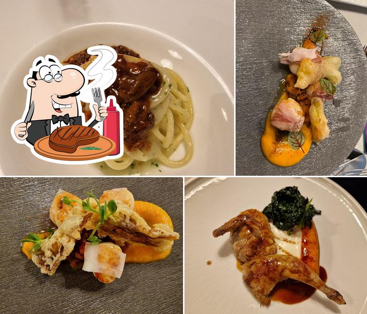 Prenditi i un pasto a base di carne a Incontro