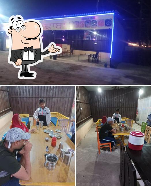 This is the photo showing interior and exterior at KHALSA DHABA